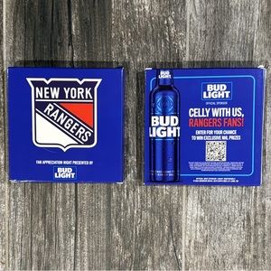 2 Sets of 2023 New York Rangers MSG fan game giveaway Coasters